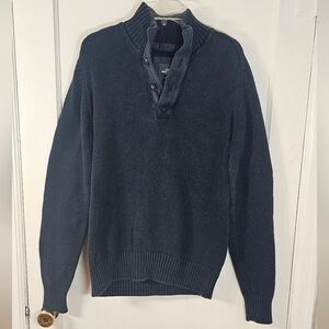 H&M Navy Cotton Sweater